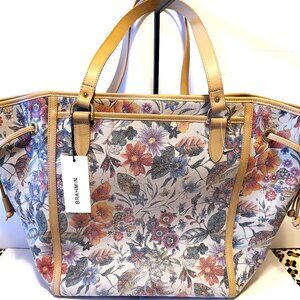 Brahmin Large Floral Tote - sold as a Sample